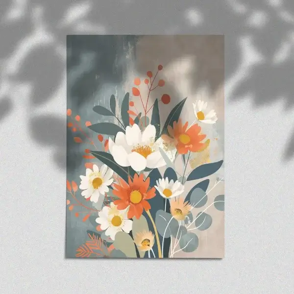 Wildflower Art Print - Vintage Botanical Poster