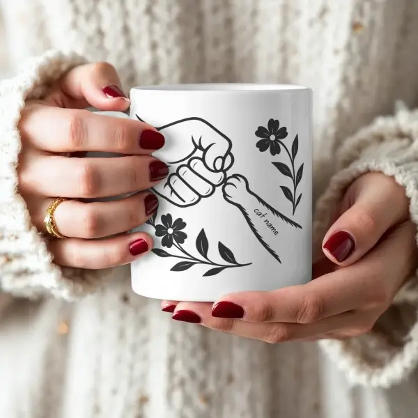 Custom Cat Dad Mug