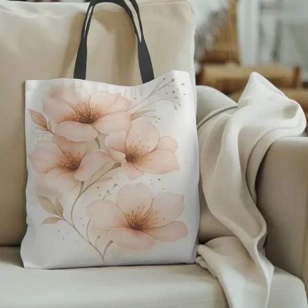 Dusty Rose Tote Bag - Soft Rose